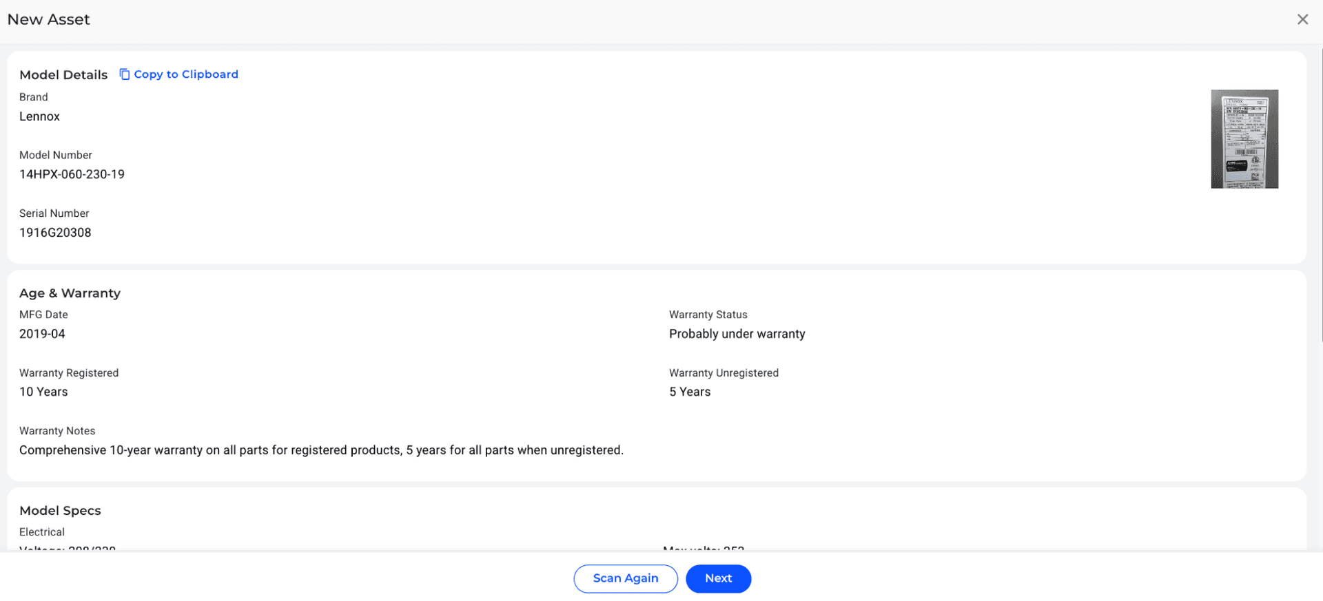 Asset Flow Step 2